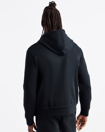 Polo Ralph Lauren Double Knit Zip Through Hoodie - Black