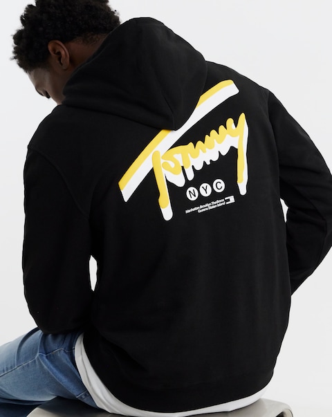 Tommy Jeans NYC Signature Hoodie - Black