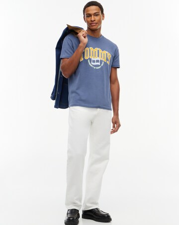 Tommy Jeans Short Sleeve Crest T-Shirt - Dark Blue