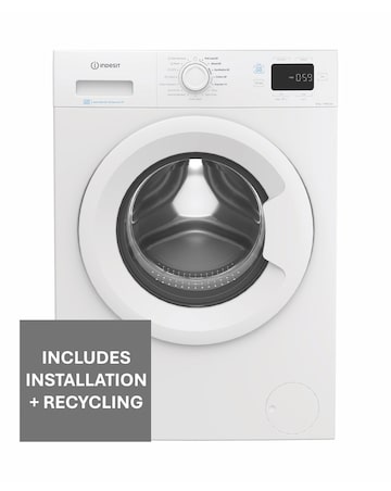 Indesit IP 846 Push & Go Washing Machine - White + Install