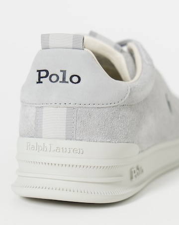 Polo Ralph Lauren Heritage Court Suede Trainer - Soft Grey