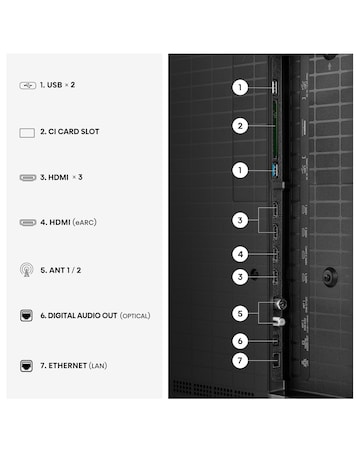Hisense 55ER8STUK 55in RGB MiniLED 4K UHD Smart TV