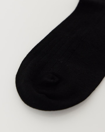 Polo Ralph Lauren 3 Pack Soft Touch Ribbed Socks - Black