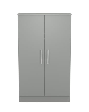 Eider Ready Assembled 2 Door Midi Wardrobe - Kids