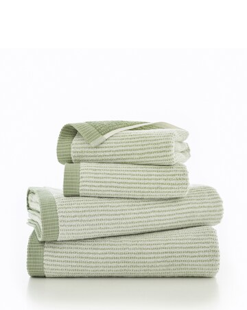 The Lyndon Company Willow Weave Striped 100% Cotton Towel