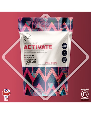 Bio-Synergy Active Woman Activate Strawberry Protein Powder - 450g