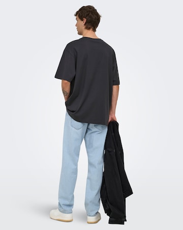 Only & Sons ACDC Relaxed Fit T-Shirt - Black