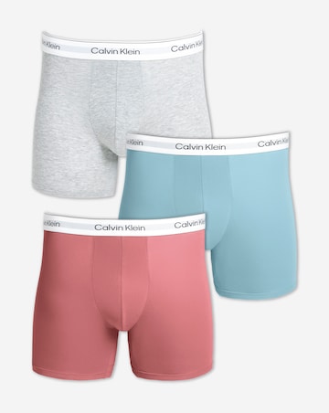 Calvin Klein 3 Pack Boxer Brief - Pink/Blue/Grey