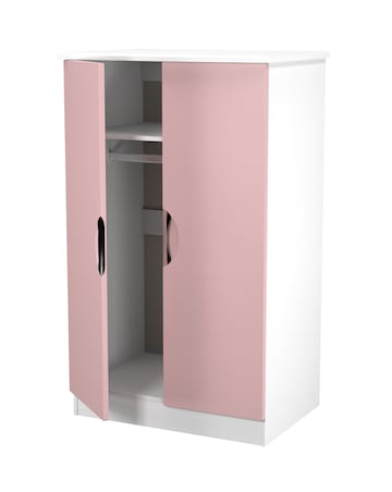 Haydn Ready Assembled 2 Door Midi Wardrobe - Kids