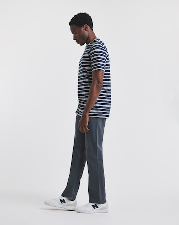 Union Blue Loose Fit Stretch Gabardine Jean
