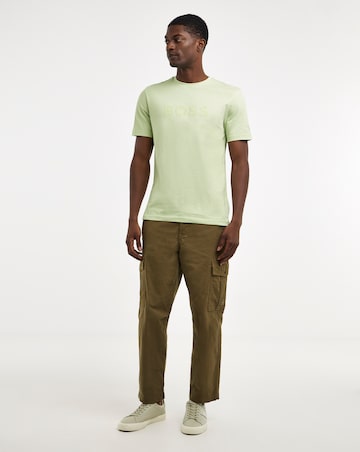 BOSS Short Sleeve Logo T-Shirt - Light Green