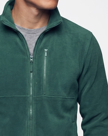 Microfleece Full Zip Jacket-Green
