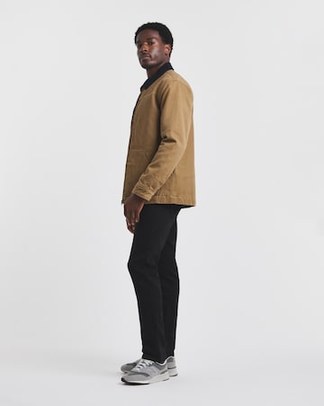 Union Black Straight Stretch Gabardine Jeans