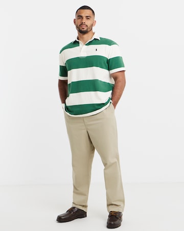 Polo Ralph Lauren Short Sleeve Stripe Rugby - Green/White