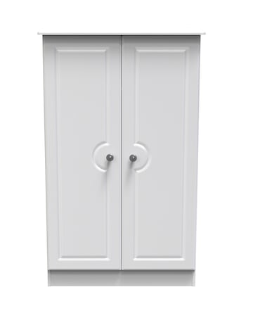 Peregrine Ready Assembled 2 Door Midi Wardrobe - Kids