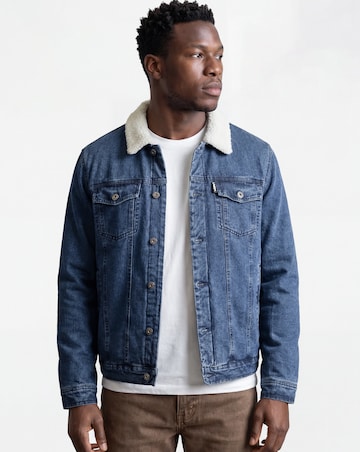 Union Borg Lined Denim Jacket