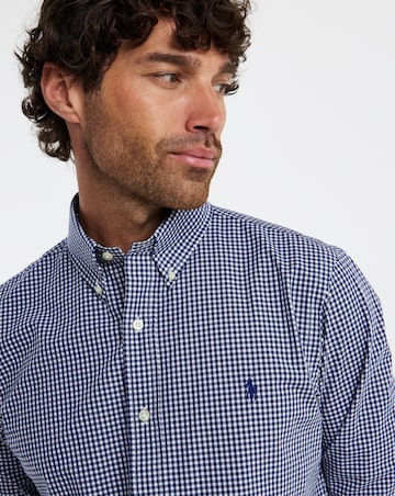 Polo Ralph Lauren Long Sleeve Gingham Shirt - Navy/White