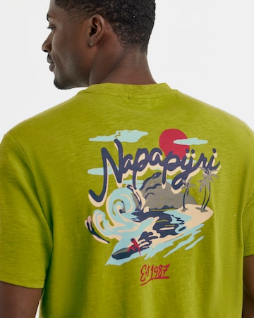 Napapijri Elior Short Sleeve T-Shirt - Green