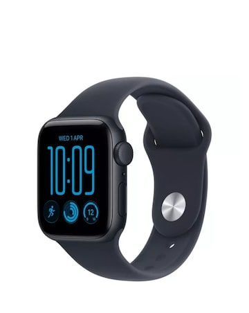 Apple Watch SE 3 GPS 44mm - Midnight Aluminium/Navy Blue Sport Band - S/M