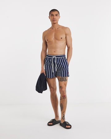 Polo Ralph Lauren Stripe Swimshort - Navy/White