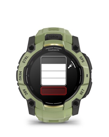 Garmin Instinct 3 AMOLED 50mm Smart Watch - Fern Green/Grey