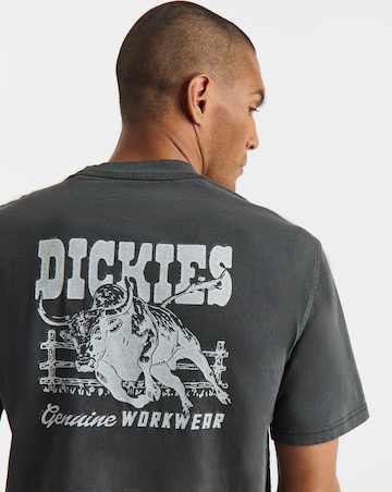 Dickies Short Sleeve Buchtell Back Graphic T-Shirt - Black