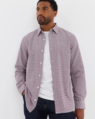 Long Sleeve Cotton Gingham Shirt
