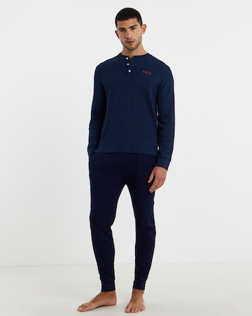 Polo Ralph Lauren Waffle Lounge Top - Navy