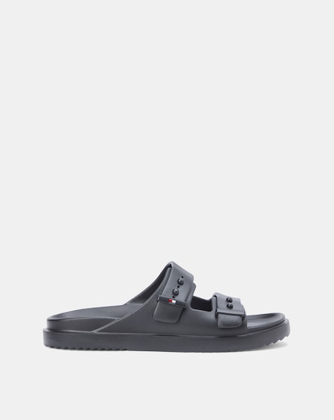 Tommy Hilfiger Adjustable Pool Sliders - Black