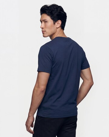 Folio Mercerised Supima Cotton T-Shirt-Navy