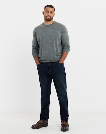 Polo Ralph Lauren Grey Wool Knit Merino Jumper