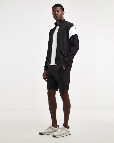 BOSS Contrast Jersey Short - Black