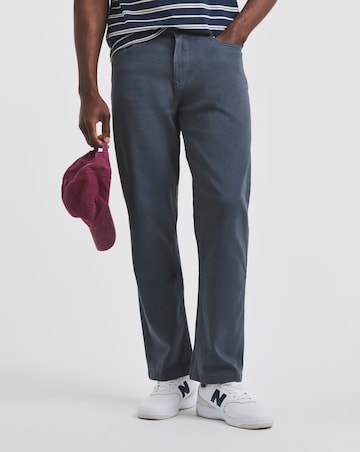 Union Blue Loose Fit Stretch Gabardine Jean
