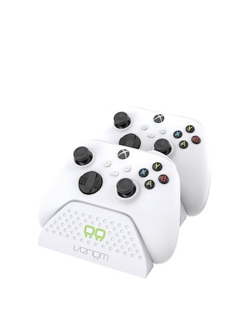 Venom Xbox Twin Controller Docking Station - White
