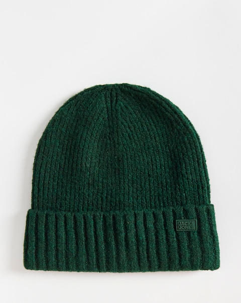 Jack& Jones Rush Beanie Hat - Green