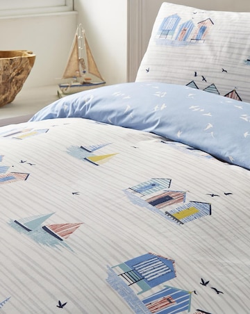 Fusion Beach Huts Duvet Cover Set