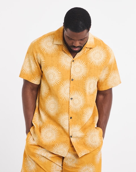 Jack & Jones Premium Bilbao Resort Shirt - Amber