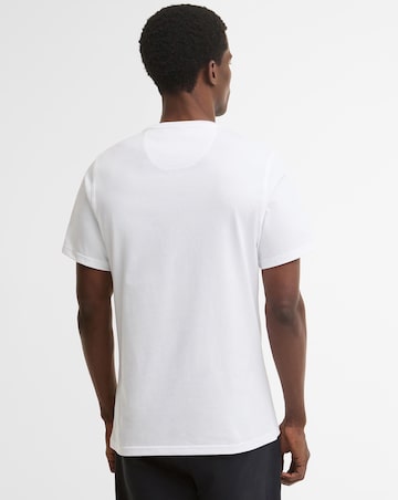 Barbour Halstow Short Sleeve Logo Tailored T-Shirt - White