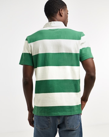Polo Ralph Lauren Short Sleeve Stripe Rugby - Green/White