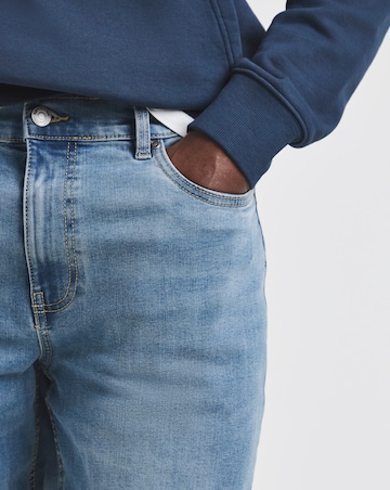 Union Straight Fit Stretch Jeans Light Wash
