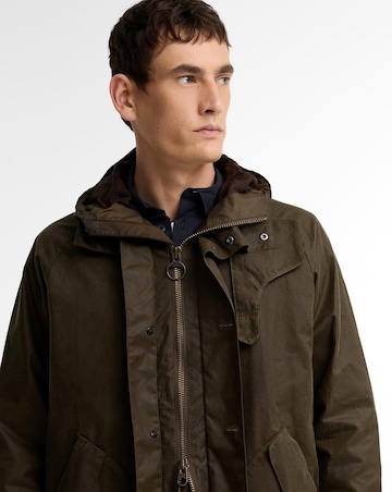 Barbour Re-Engineered Keiss Wax Parka - Beech