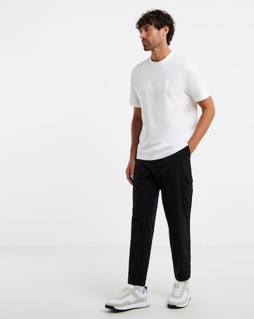 BOSS Short Sleeve Structure Logo T-Shirt - White