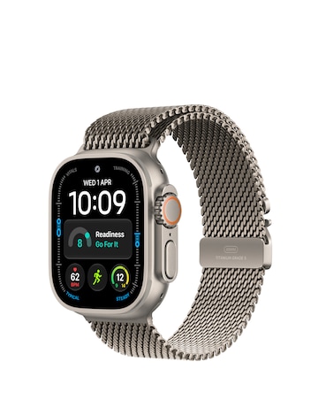 Apple Watch Ultra 4 GPS + Cellular 49mm - Natural Titanium/Milanese Loop - L