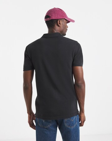 Levi's Short Sleeve Housemark Pique Polo - Black