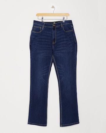 Bootcut Fit Stretch Jeans Darkwash