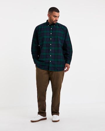 Polo Ralph Lauren Long Sleeve Check Oxford Shirt - Navy/Green