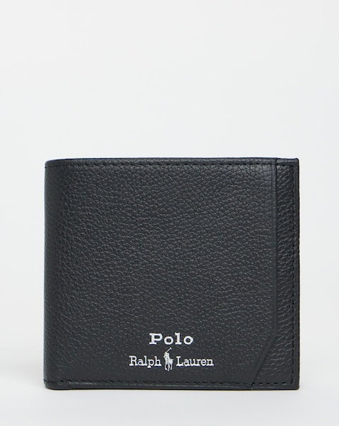 Polo Ralph Lauren Pebble Leather Wallet - Black