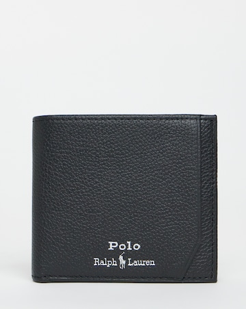 Polo Ralph Lauren Pebble Leather Wallet - Black