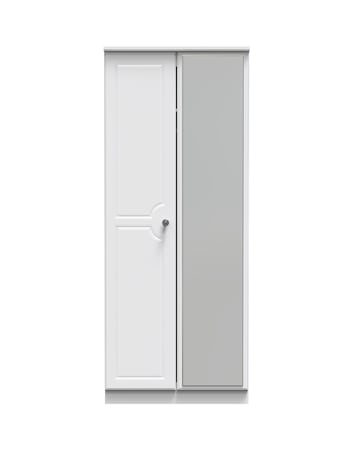 Peregrine Ready Assembled 2 Door Mirrored Wardrobe - Kids