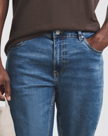 Union Loose Fit Stretch Jeans Mid Wash